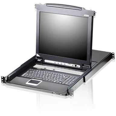 ATEN Rack konzola CL5708M, 17", 1U, crna